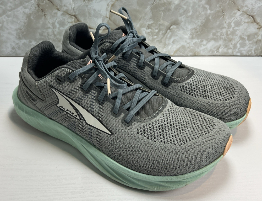 Altra x Smartwool Escalante 4 Womens Size 9.5 Running Shoes Sneakers Gray Green